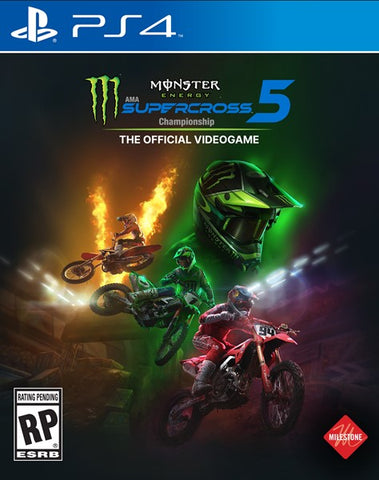 Monster Energy Supercross 5 PS4 New