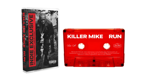Killer Mike - RUN (Indie Exclusive Red Transparent Single) Cassette New