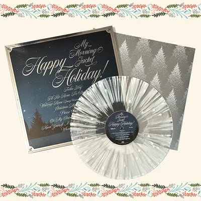 My Morning Jacket - Happy Holiday (Clear With White Snow Splatter) Vinyl New