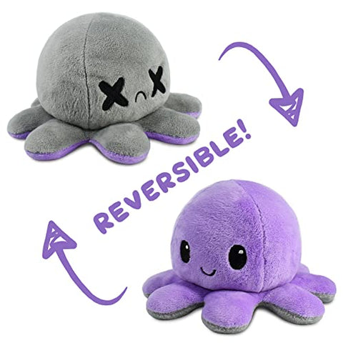 Reversible Octopus Mini Dead Eyes Plush New