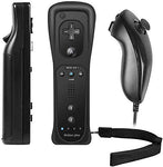 Wii Controller Wiimote Plus With Nunchuck Combo Generic Black New