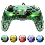 Switch Controller Wired Afterglow Deluxe+ Audio Clear New