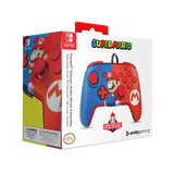 Switch Controller Wired PDP Faceoff Pro Controller Mario New