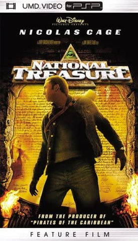 UMD Movie National Treasure PSP Used