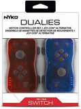 Switch Controller Wireless Nyko Dualies Red Blue Set New