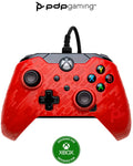 Xbox One Controller Wired PDP Phantasm Red New