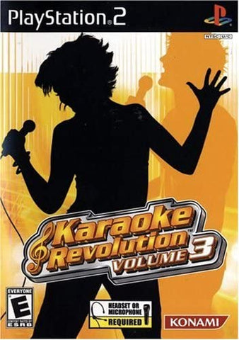 Karaoke Revolution Volume 3 Game Only Mic Required PS2 Used