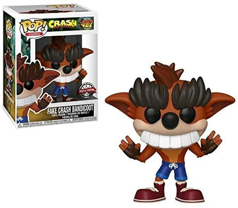 Funko Pop Games Crash Bandicoot Fake Crash Bandicoot New