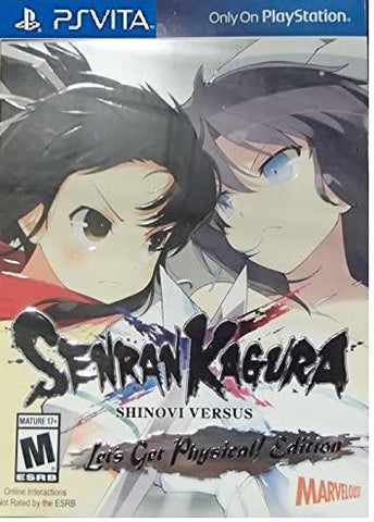 Senran Kagura Shinovi Versus Lets Get Physical Limited Edition Vita Used