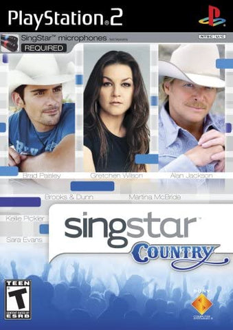 Singstar Country Game Only Singstar Mic Required PS2 Used