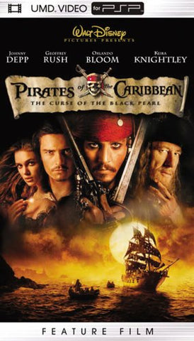 UMD Movie Pirates Caribbean Curse Of Black Pearl PSP Disc Only Used