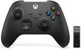 Xbox Wireless Controller + Wireless Adapter for Windows 10  Microsoft Black New