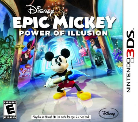 Epic Mickey Power Of Illusion 3DS Used Cartridge Only