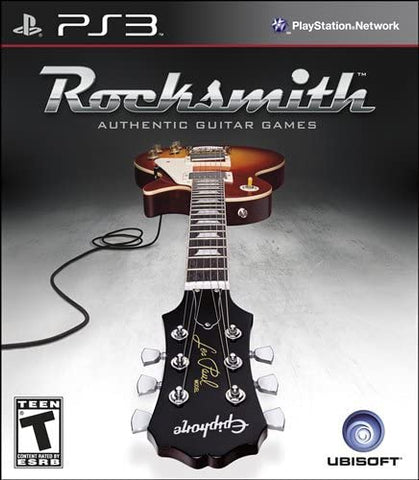 Rocksmith Game & Cable Complete in Box (Torn Box) Guitar Required PS3 Used
