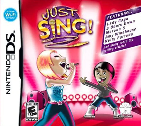 Just Sing Game Only Headset Required DS Used Cartridge Only