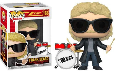 Funko Pop Rocks ZZ Top Frank Beard with Drums New