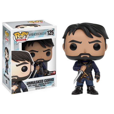 Funko Pop Games Dishonored 2 Unmasked Corvo Used
