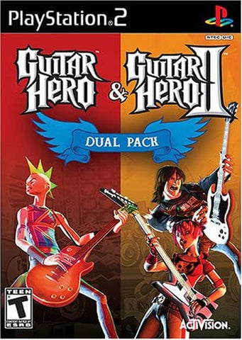 Guitar Hero 1 And 2 Dual Pack Game Only Guitar Required PS2 Used