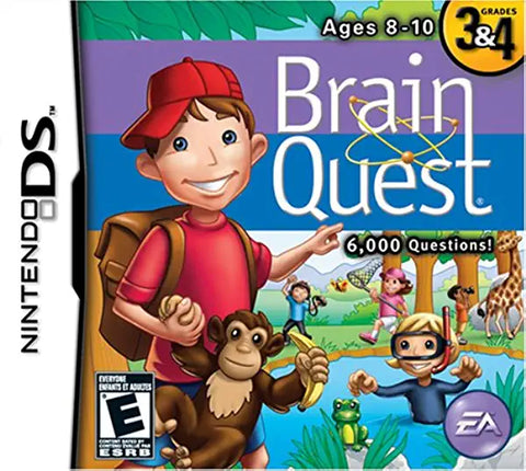 Brain Quest Grades 3 & 4 DS Used Cartridge Only