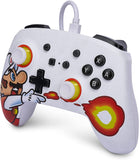 Switch Controller Wired Power A Mario Fireball New