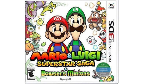 Mario & Luigi Superstar Saga + Bowsers Minions World Edition 3DS New