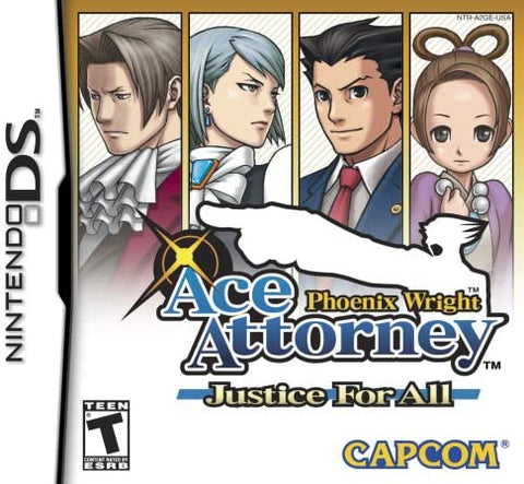 Phoenix Wright Ace Attorney Justice For All DS New
