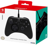 Switch Controller Wired Horipad Black New