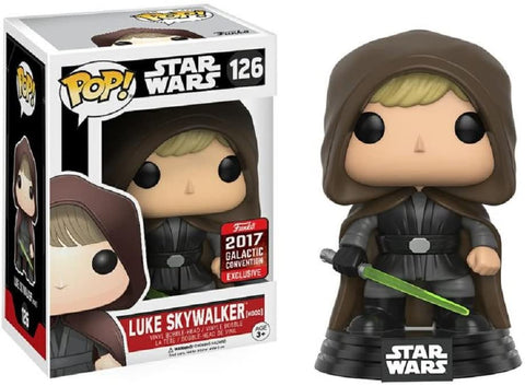 Funko Pop Star Wars Luke Skywalker 2017 Galactic Convention Exclusive Slight damage to boxNew