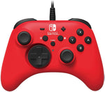 Switch Controller Wired Horipad Red New