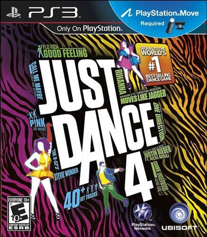 Just Dance 4 Move Required PS3 Used