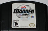 Madden NFL 2002 N64 Used Cartridge Only