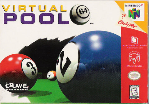 Virtual Pool N64 Used Cartridge Only