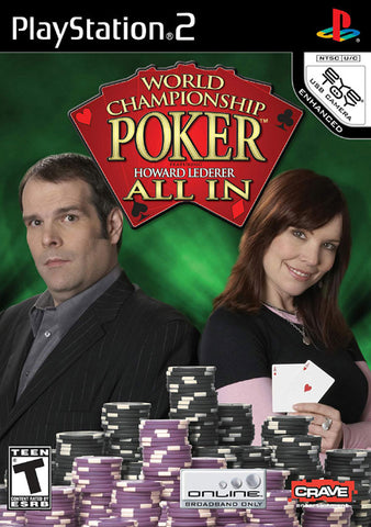 World Championship Poker All In PS2 Used