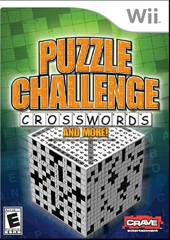 Puzzle Challenge Croswords Wii Used