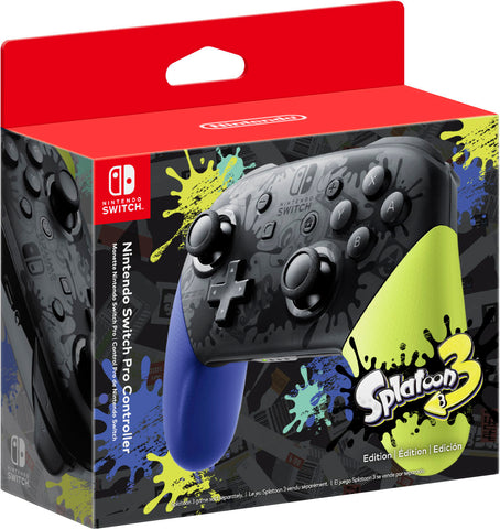 Switch Controller Wireless Nintendo Pro Controller Splatoon 3 New