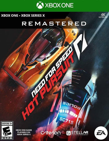 Need For Speed Hot Pursuit Remastered Xbox One Used