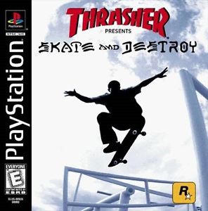 Thrasher Skate & Destroy PS1 Used