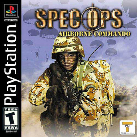 Spec Ops Airborne Commando PS1 Used