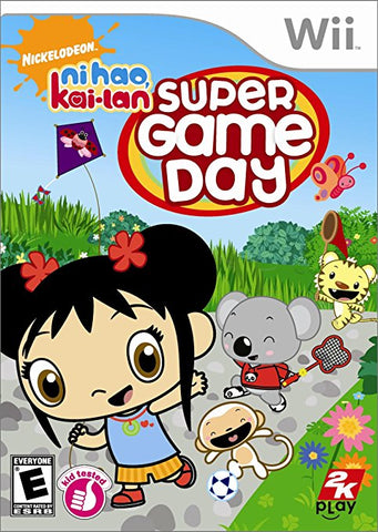 Ni Hao Kai Lan Super Game Day Wii Used