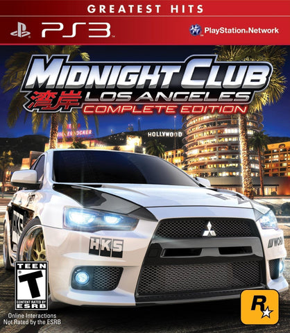 Midnight Club Los Angeles Complete Edition PS3 Used