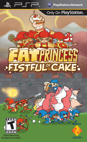 Fat Princess Fistful Of Cake PSP Disc Only Used