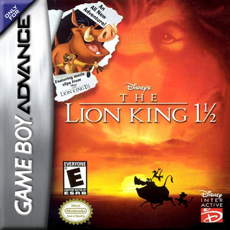 Lion King 1 1/2 Gameboy Advance Used Cartridge Only
