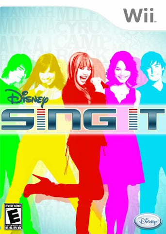 Disney Sing It Game Only Mic Required Wii Used