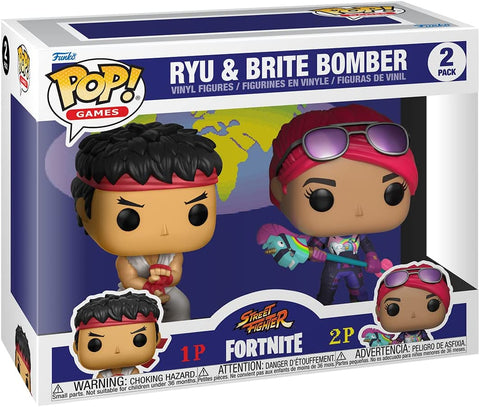 Funko Pop Games Ryu & Bright Bomber New