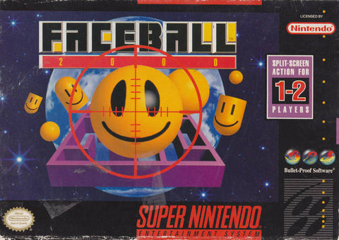 Faceball 2000 SNES Used Cartridge Only