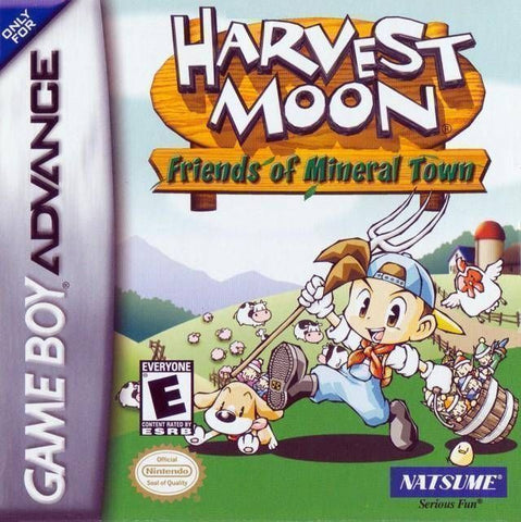 Harvest Moon Friends Of Mineral Town Gameboy Advance Used Cartridge Only