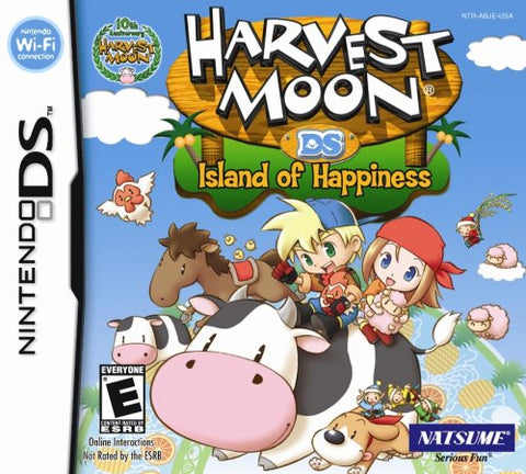 Harvest Moon Island Of Happiness DS Used Cartridge Only