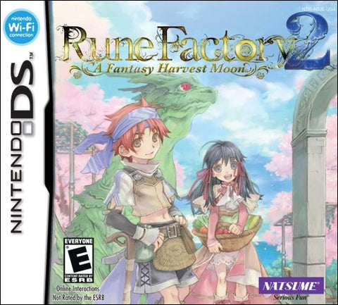 Rune Factory 2 Fantasy Harvest Moon DS Used Cartridge Only