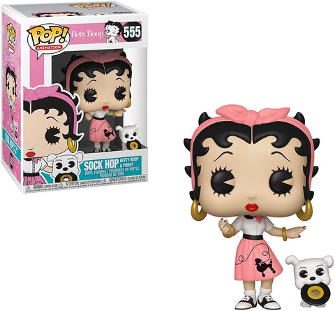 Funko Pop Animation Betty Boop Sock Hop with Pudgy New