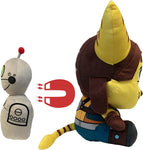 Ratchet & Detachable Clank Plush New